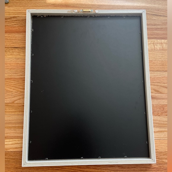 Framed Botanical Art Print with Blue and White Vase - Picture 6 of 6